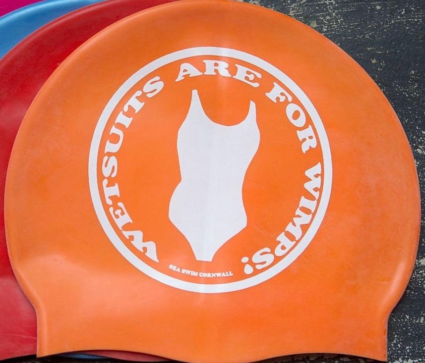 Swimming Cap - WETSUITS ARE FOR WIMPS