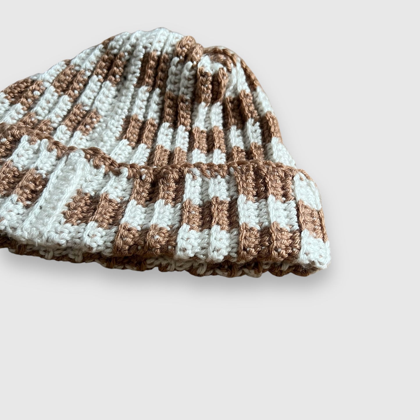 Crochet Checker Beanie