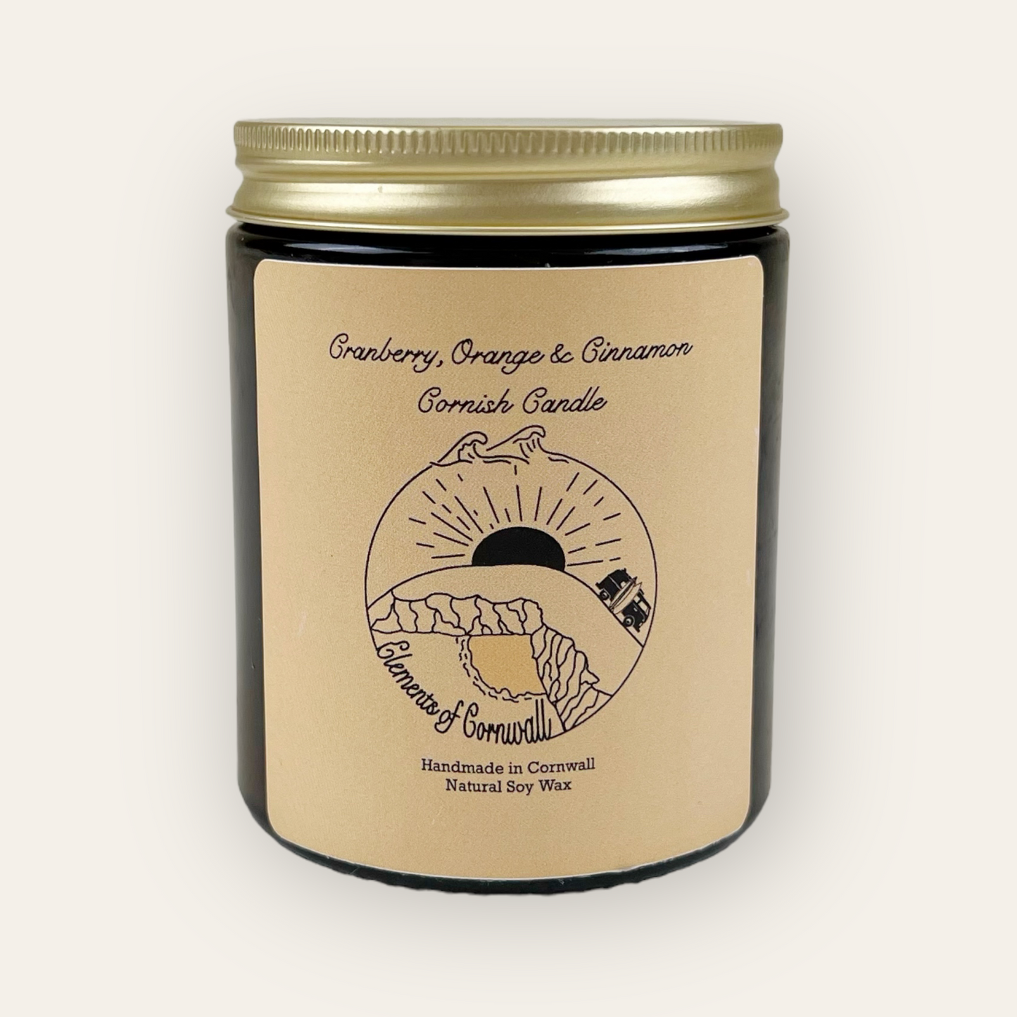 Cranberry, Orange & Cinnamon Jar Candle