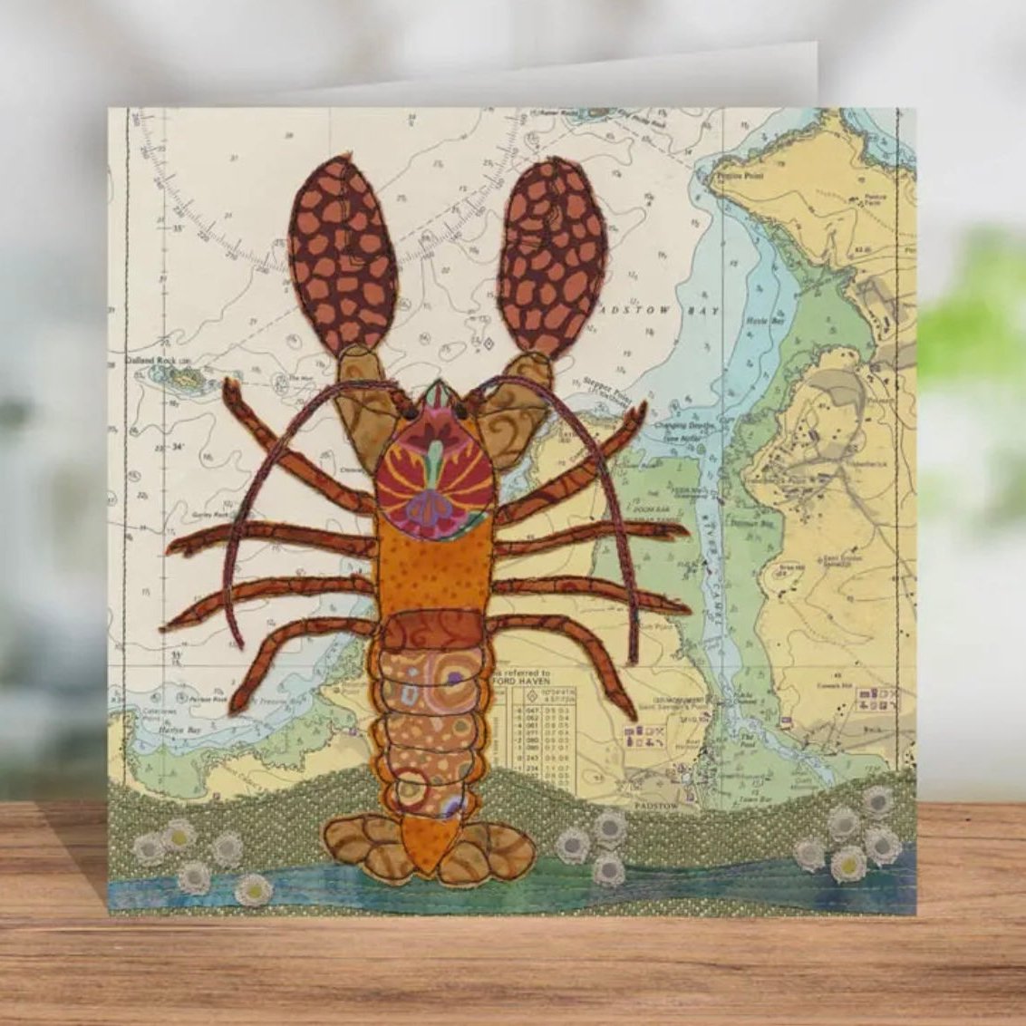Lobster At Padstow Cornwall Greetings Card