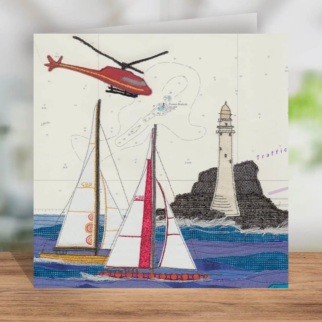 Fastnet Yacht Race Greetings Card
