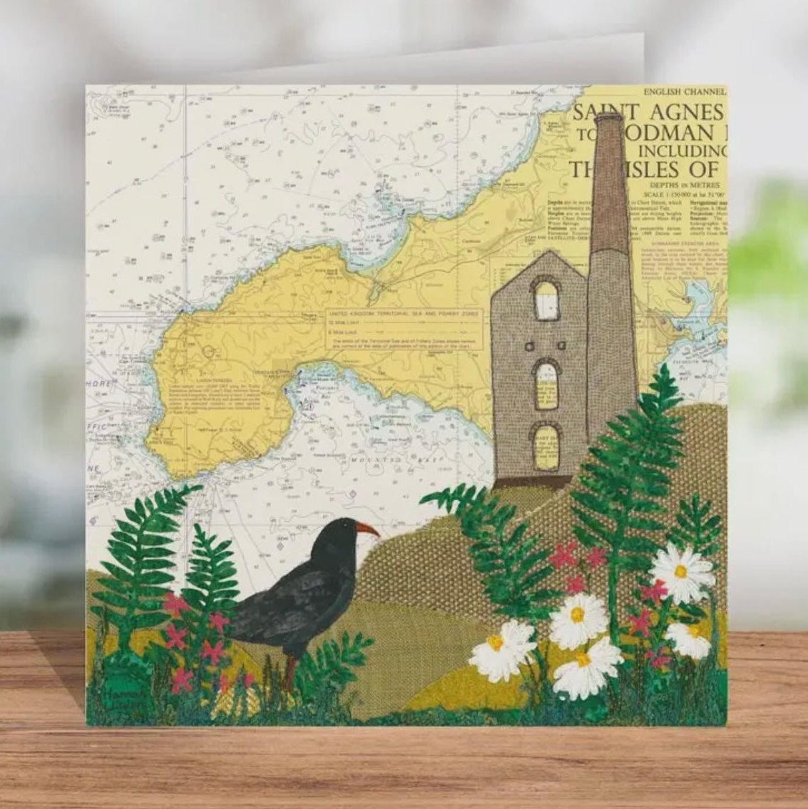 Cornish Tin Mine Cornwall Greetings Card