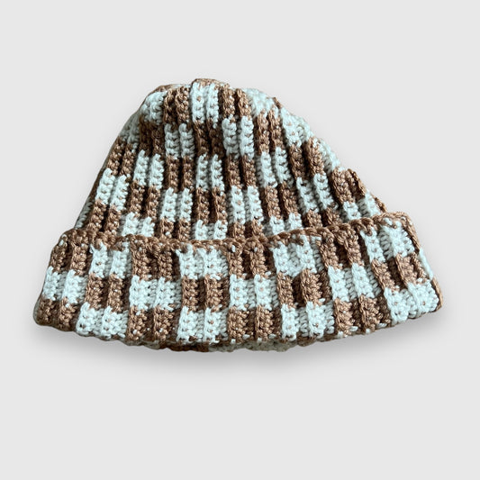 Crochet Checker Beanie