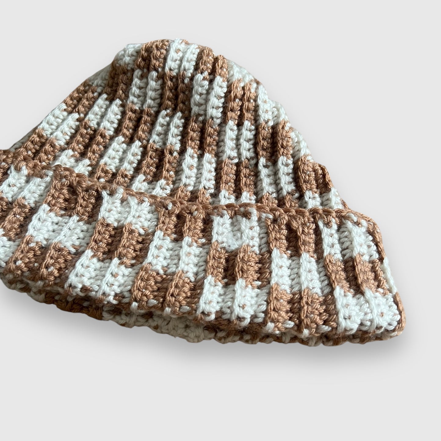 Crochet Checker Beanie