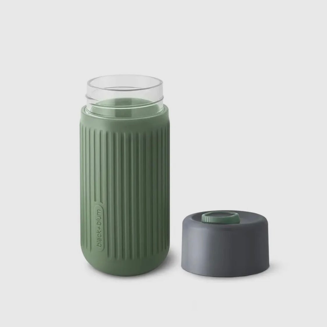 Glass Travel Mug - Leak Proof Glass Travel Cup 340ml